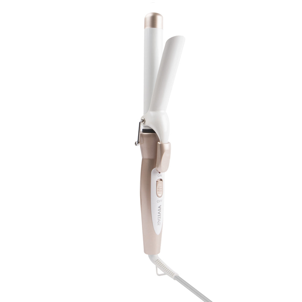 Vivitar Ceramic Tourmaline Curling Iron Barrel Pink 1in