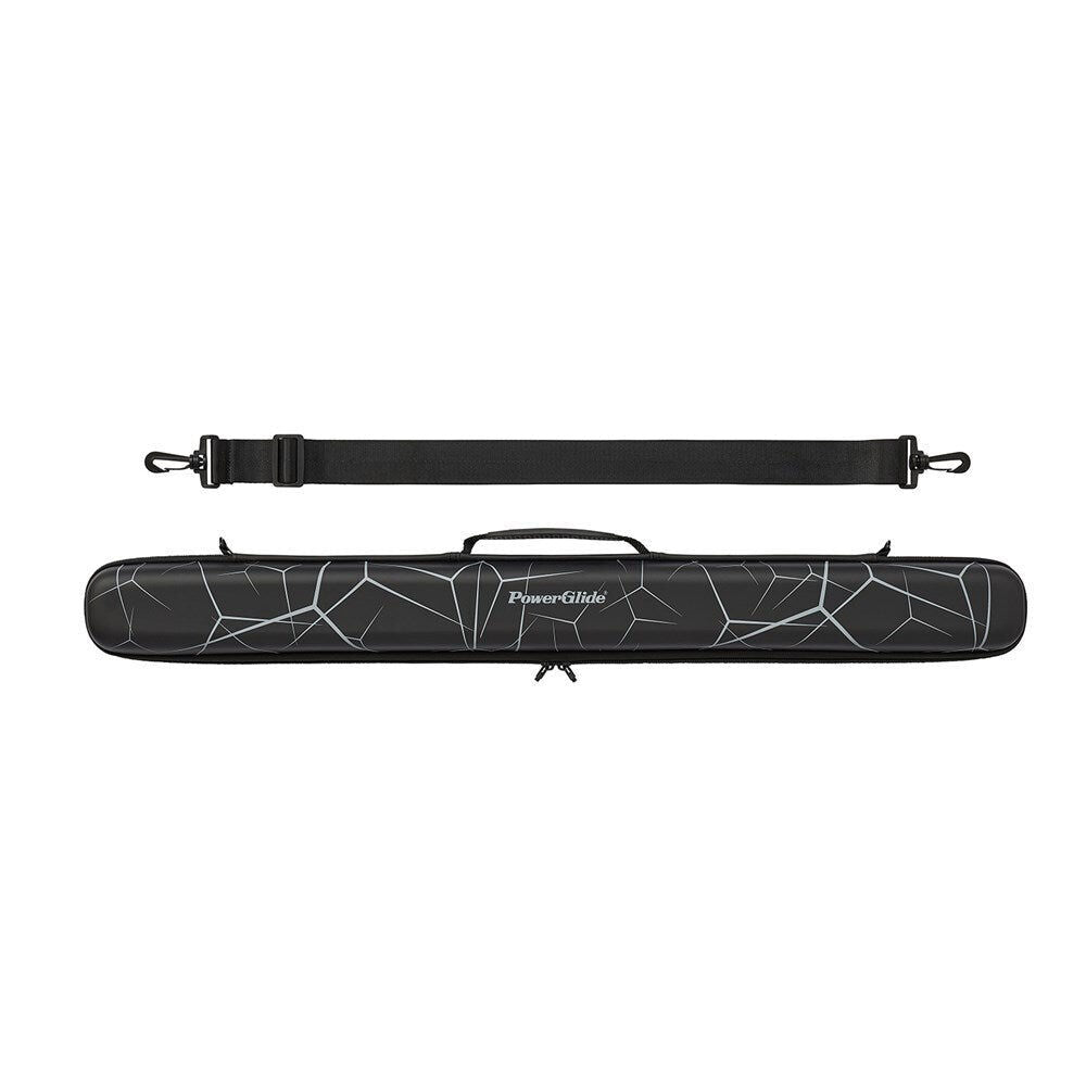2pc PowerGlide Noir Pool/Billiards Cue Stick Case - Black
