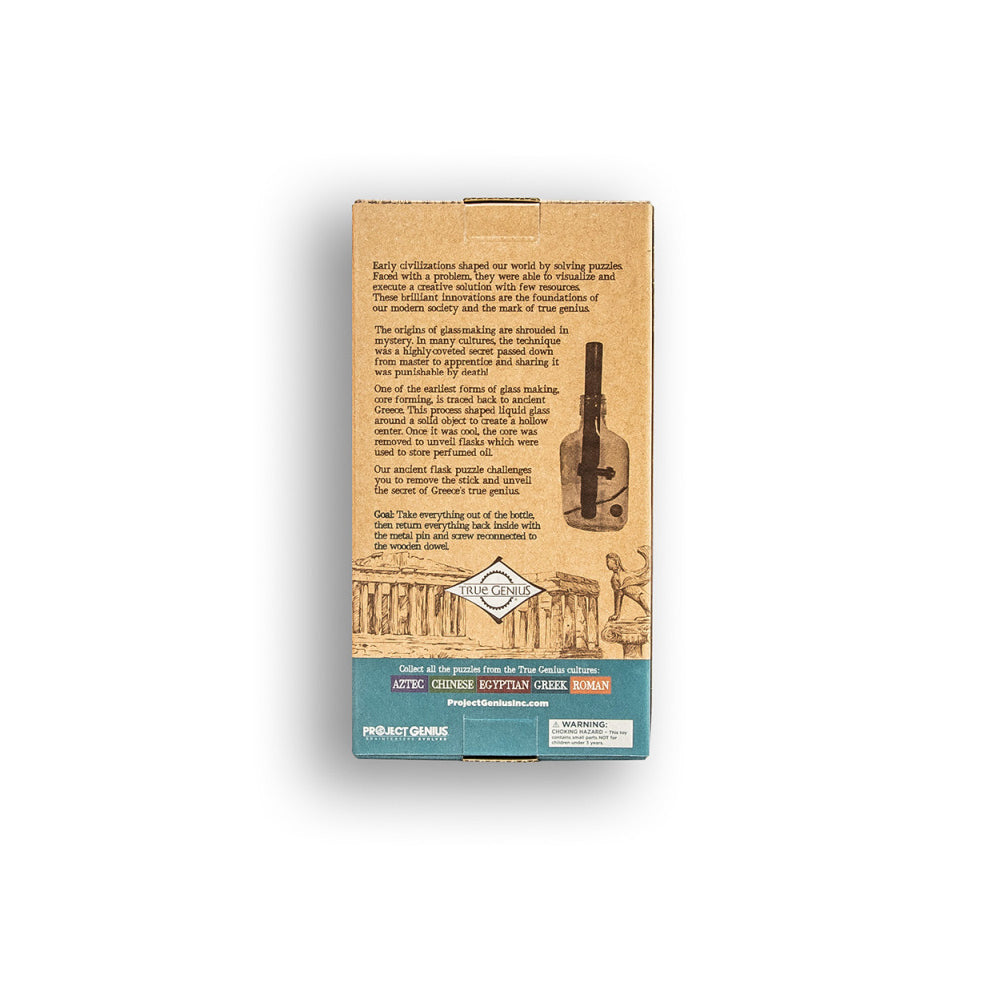 Project Genius 20.3cm Grecian Bottle Strategy Puzzle Solving Toy 14y+