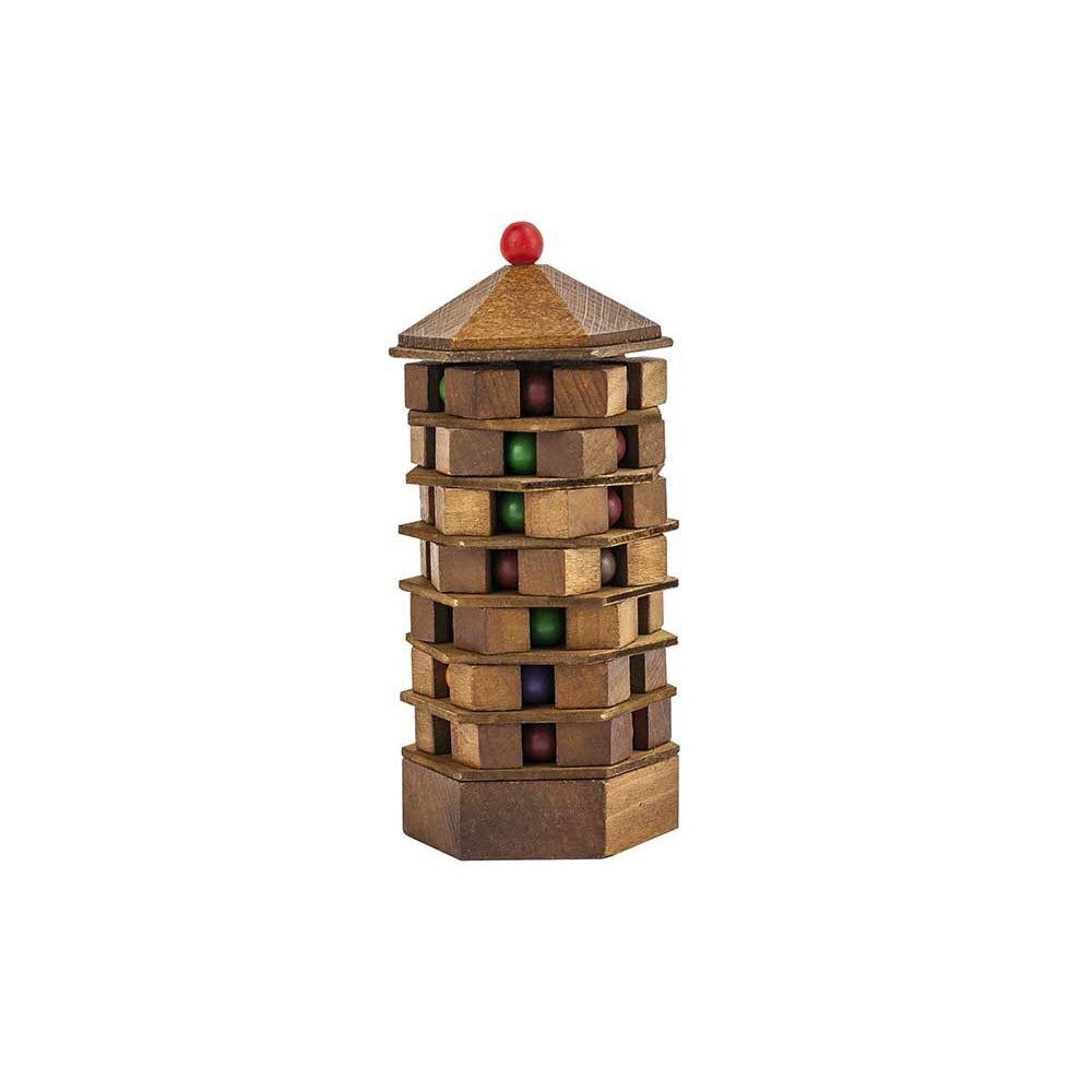 2PK Project Genius Chinese Pagoda Puzzle Solving Toy 14y+