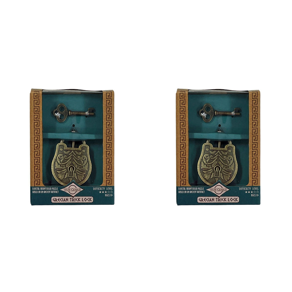 2PK Project Genius Greek Trick Lock Problem Solving Adult Puzzle 8+