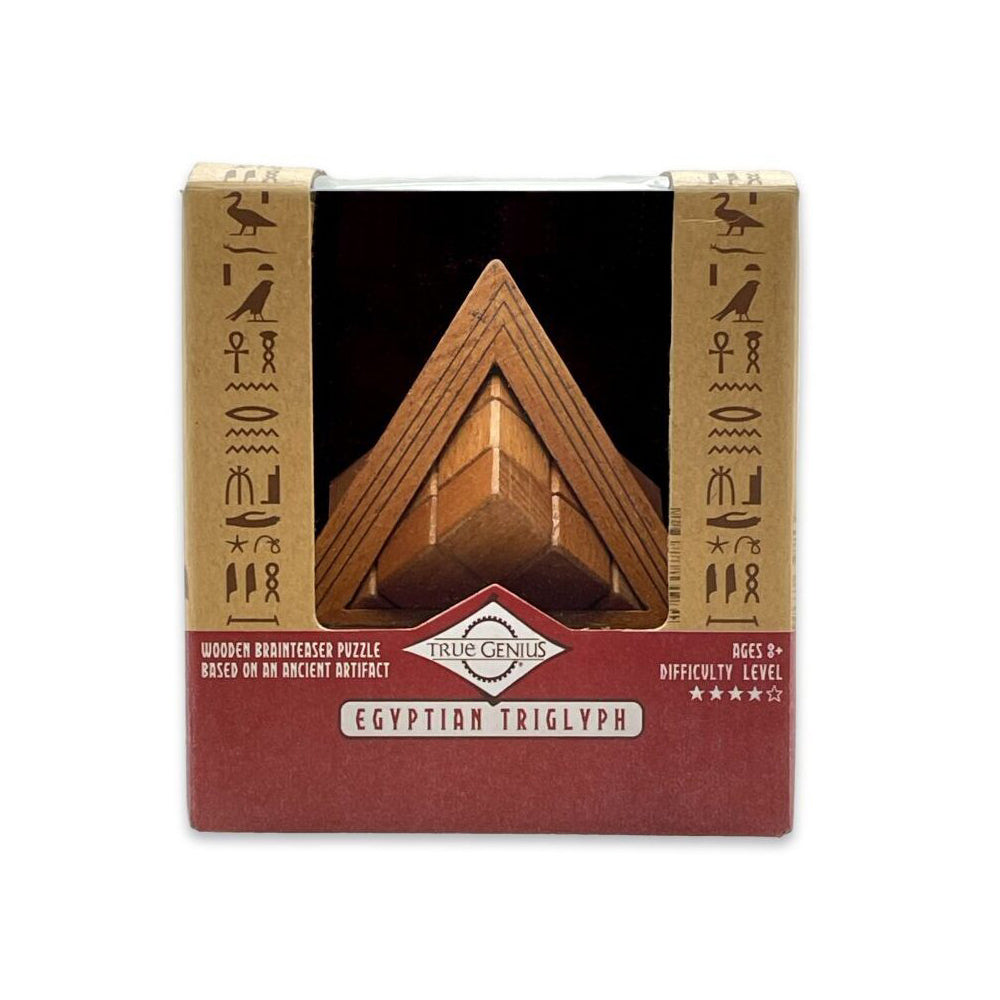 2PK Project Genius 12.7cm Egyptian Triglyph Puzzle Solving Toy 8y+