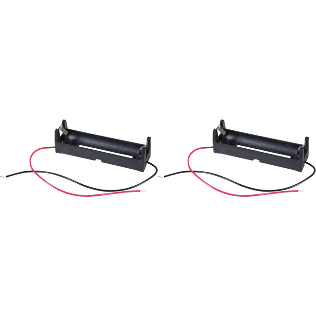 2PK SINGLE 18650 BATTERY HOLDER