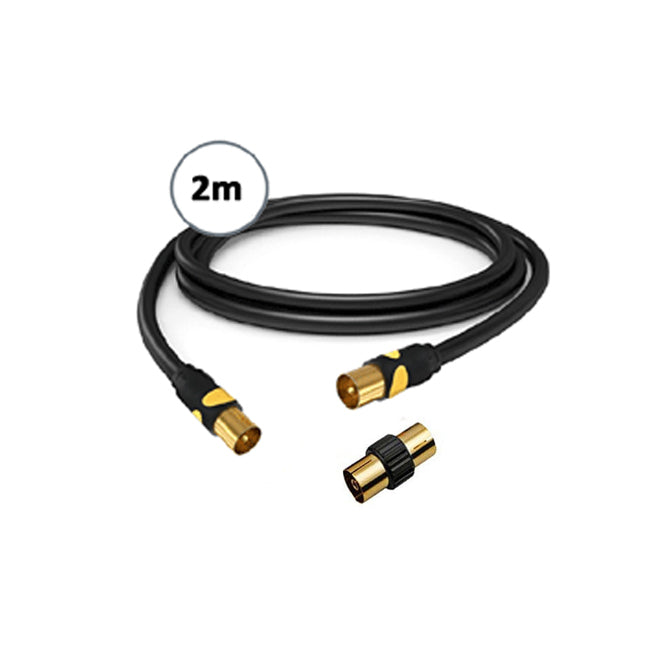 2M Digital TV Antenna Cable Female To Female