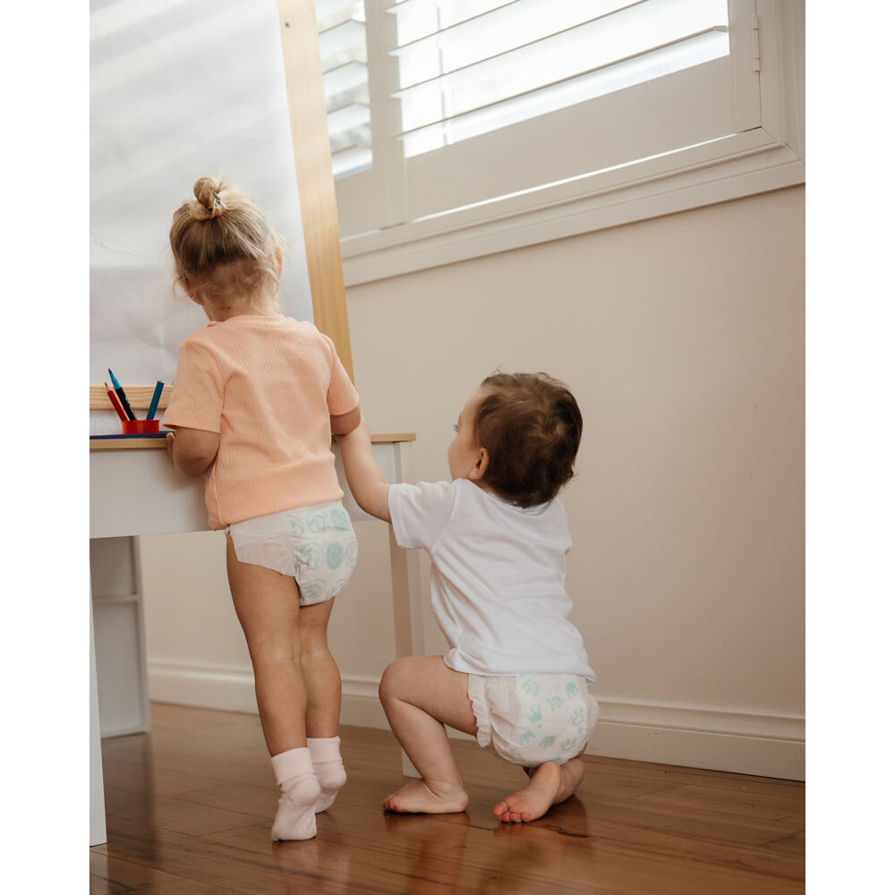 2x 69PK Awesome One Ultra Light, Soft & Absorbent Nappy Pants 13-18kg Size 5 1-3y