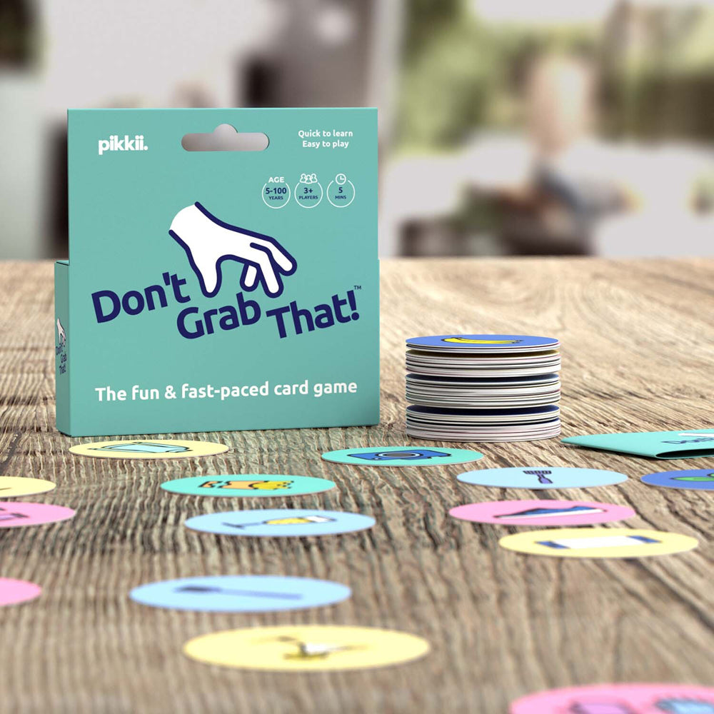100pc Pikkii Don't Grab That 3-Players Card Game Set 10.5cm Kids/Family 3y+