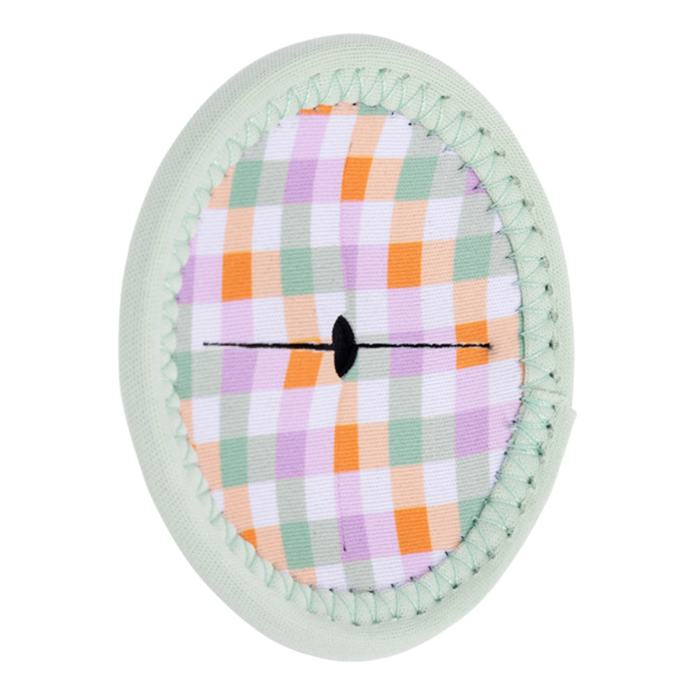 8PK Splosh Picnic Spring Check Wine Glass Coaster 9.5cm