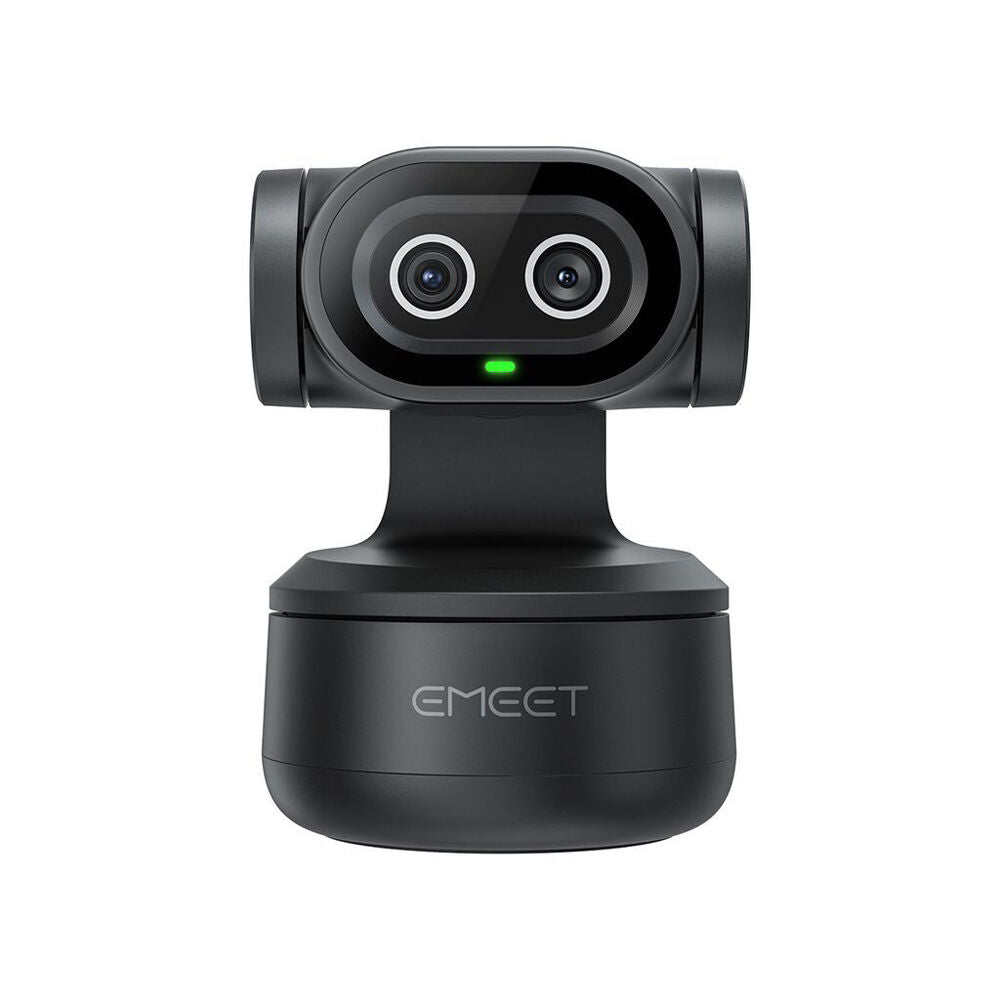 Emeet Pixy Dual-Camera AI 4K UHD Webcam Pan-Tilt-Zoom For Mac/Windows USB Black
