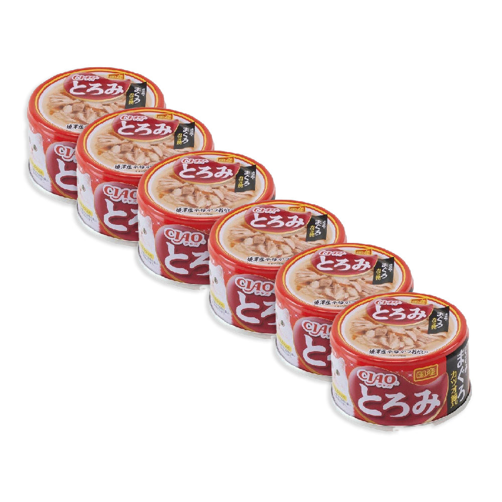 24PK Ciao Toromi Bonito & Tuna Flavour Can Cat/Kitten Pet Food Pack