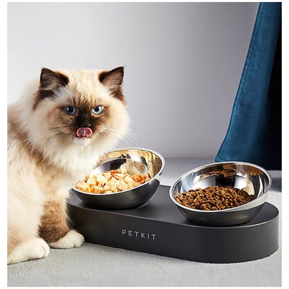 Petkit Fresh Nano Adjustable Double Feeding Stainless Steel Bowl Set