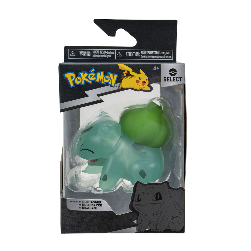 Pokemon 3 Inch Select Battle Translucent Collectable Figure Kids Toy Assorted