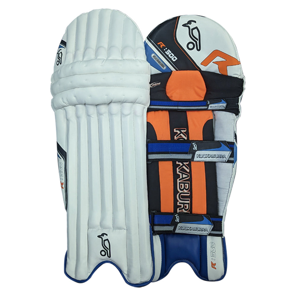 Kookaburra R 500 Cricket Batting Leg Guards/Pads Mens Size Left Hand