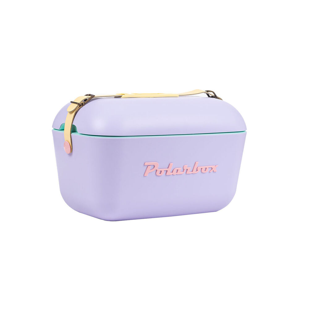 Polarbox Rainbow 12L Insulated Cooler Box w/ Adjustable Strap - Lilac