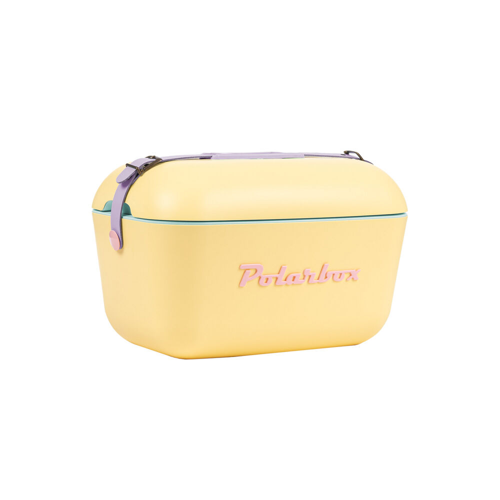 Polarbox Rainbow 12L Insulated Cooler Box w/ Adjustable Strap - Yellow