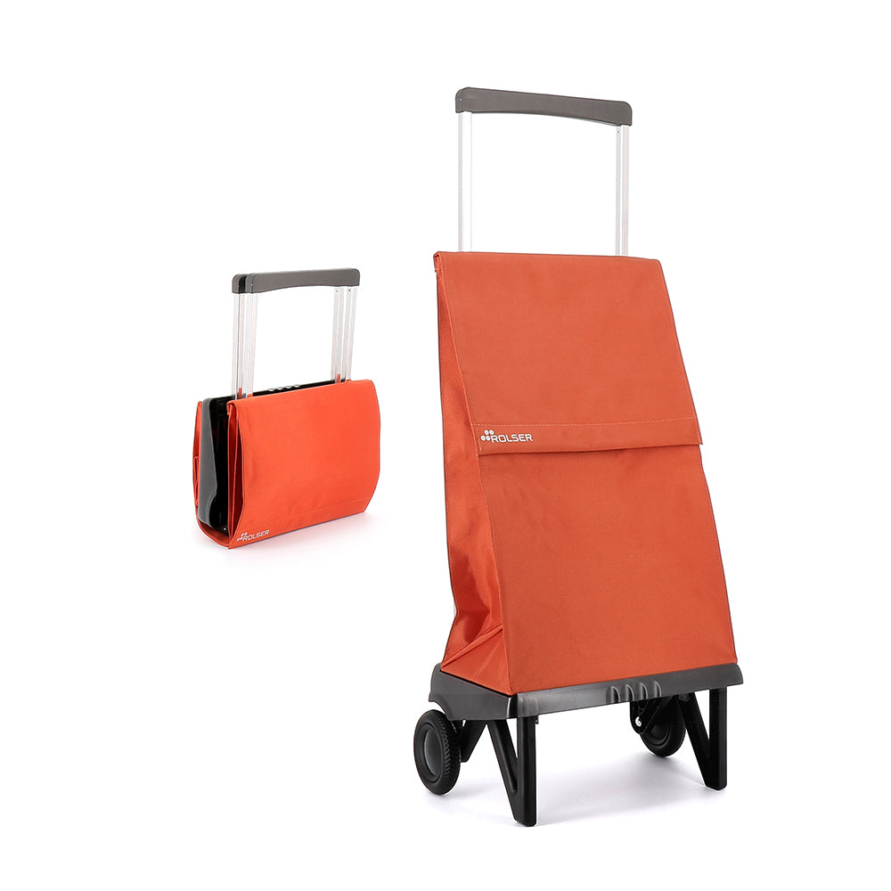 Rolser 40L 2 Wheel Folding Shopping Cart Trolley 52x40cm
Orange