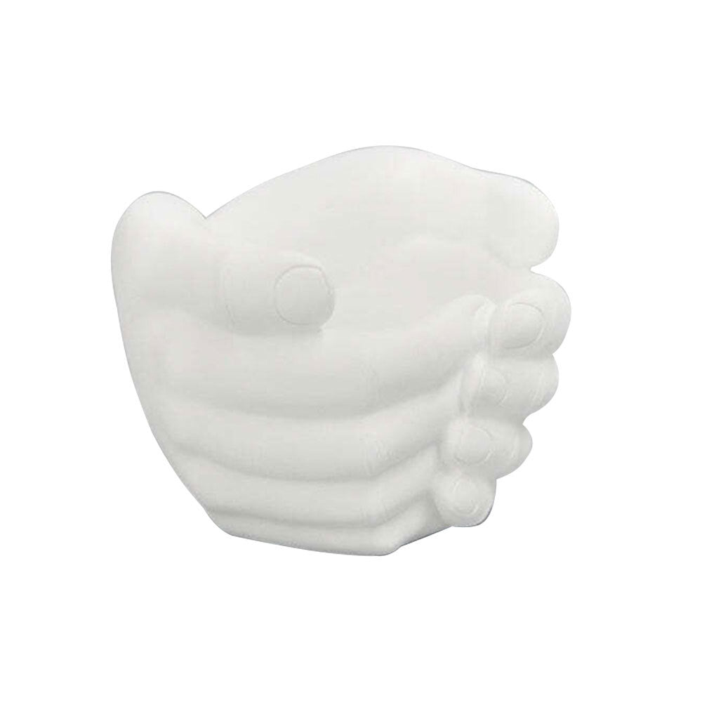 White Moose Resin Hand Planter Vase/Pot Home Decor - White