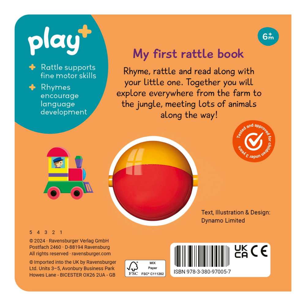 Play+ Ready Steady Shake First Toys Kids Sensory Toy 6m+