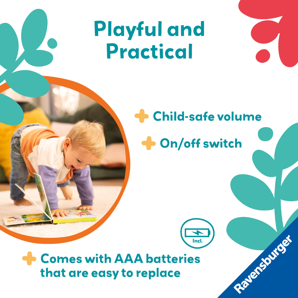 2pc Play+ Shh Whos There Jungle Animals & Baby Animals Combo Set 1y+