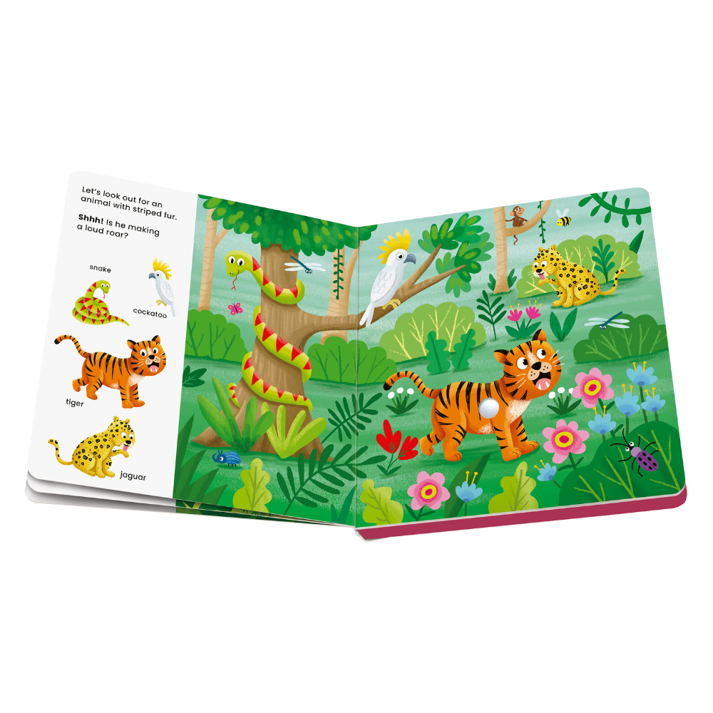 2pc Play+ Shh Whos There Jungle Animals & Baby Animals Combo Set 1y+
