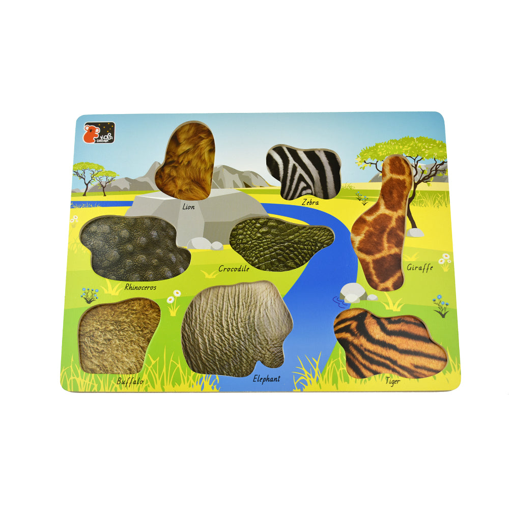 Koala Dream Aussie Wild And Farm Animal Early Learning Peg Puzzle 18m+