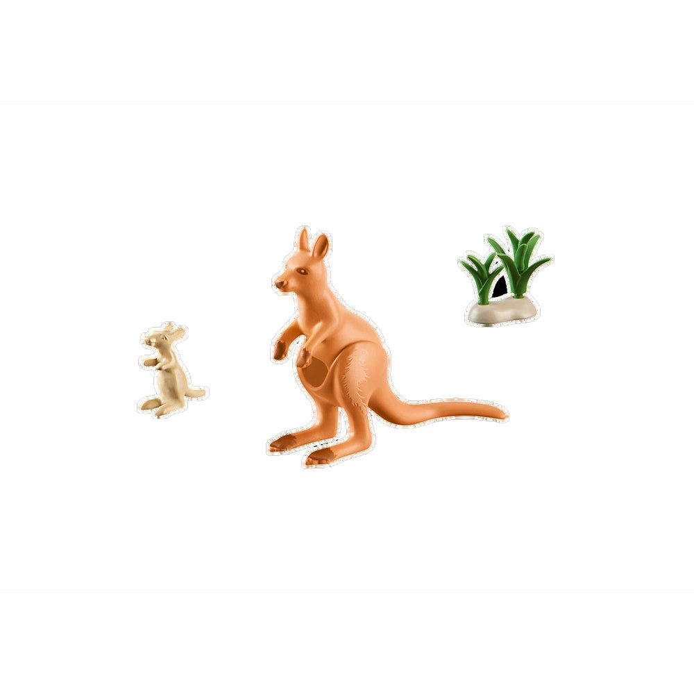 Playmobil Underwater Motor And Wiltopia Kangaroo w/Joey Childrens Toy Playset 4+