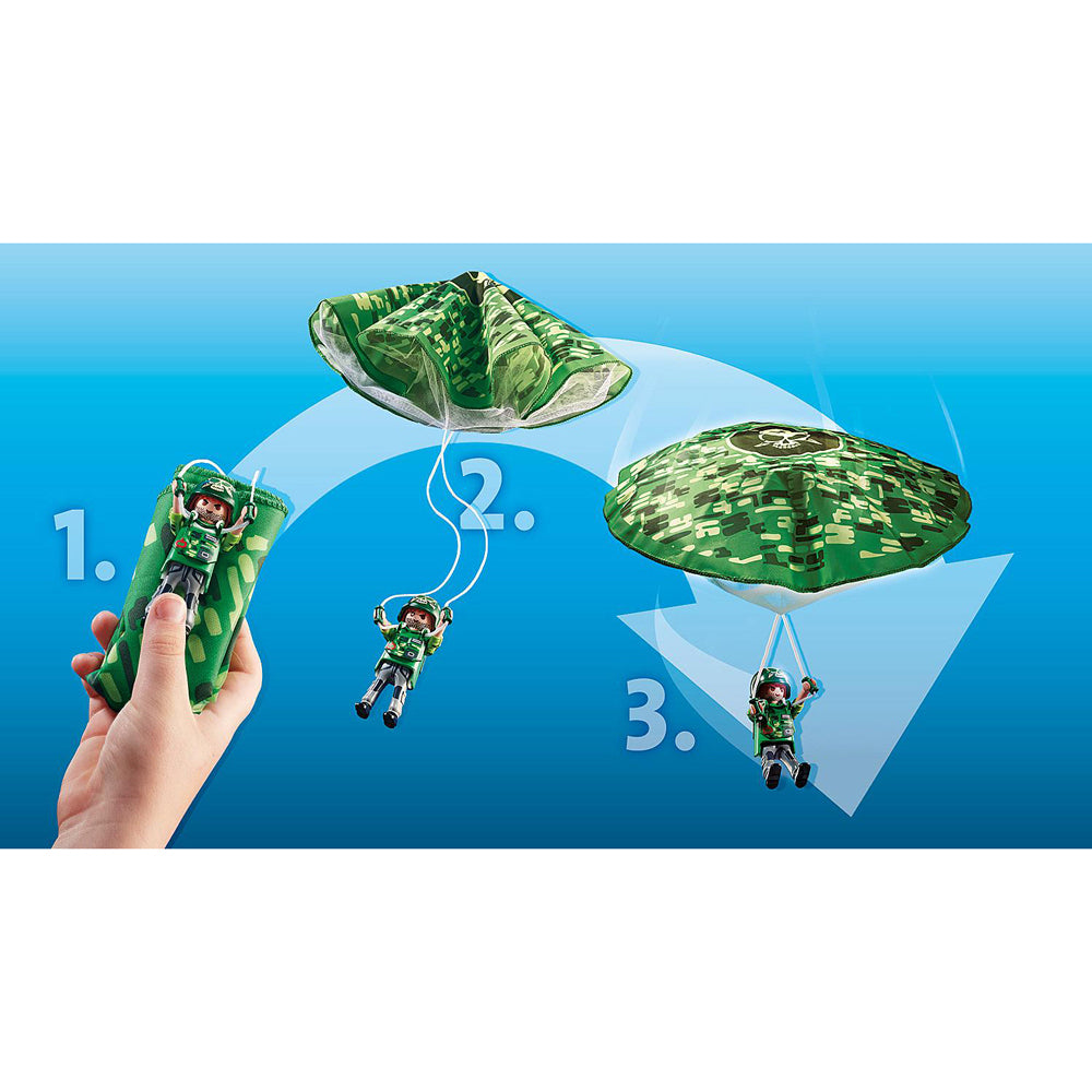 Playmobil Police Parachute Search Kids/Childrens Toy Playset 4+