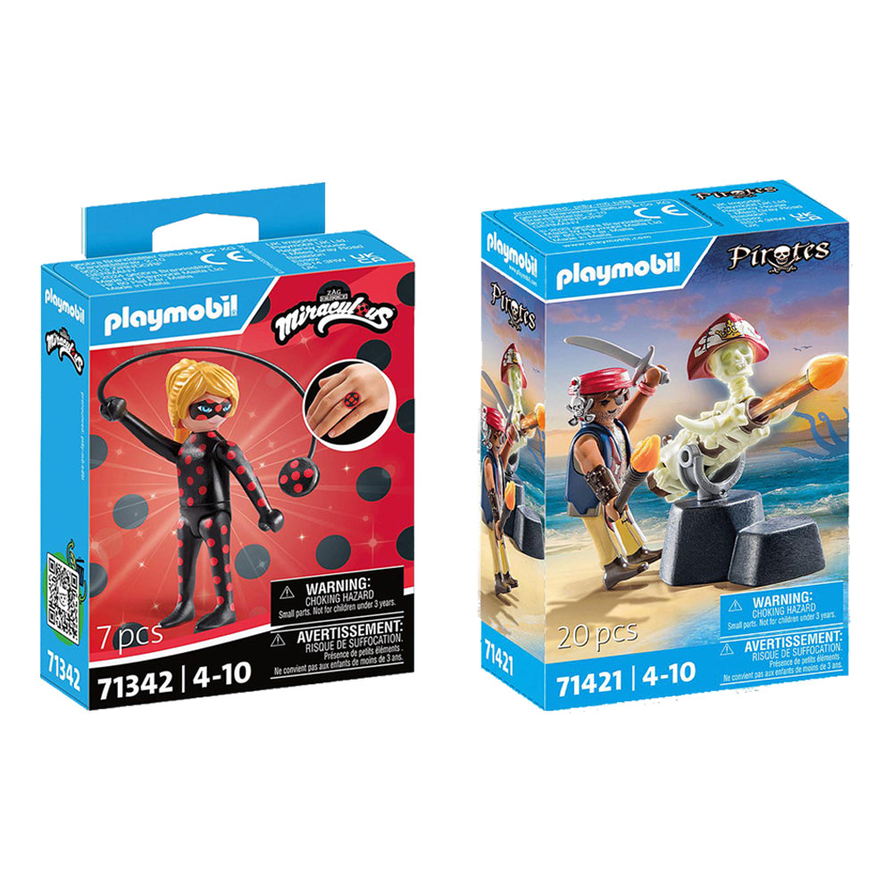 Playmobil Canon Master And Miraculous: Antibug Kids/Childrens Toy Playset 4+