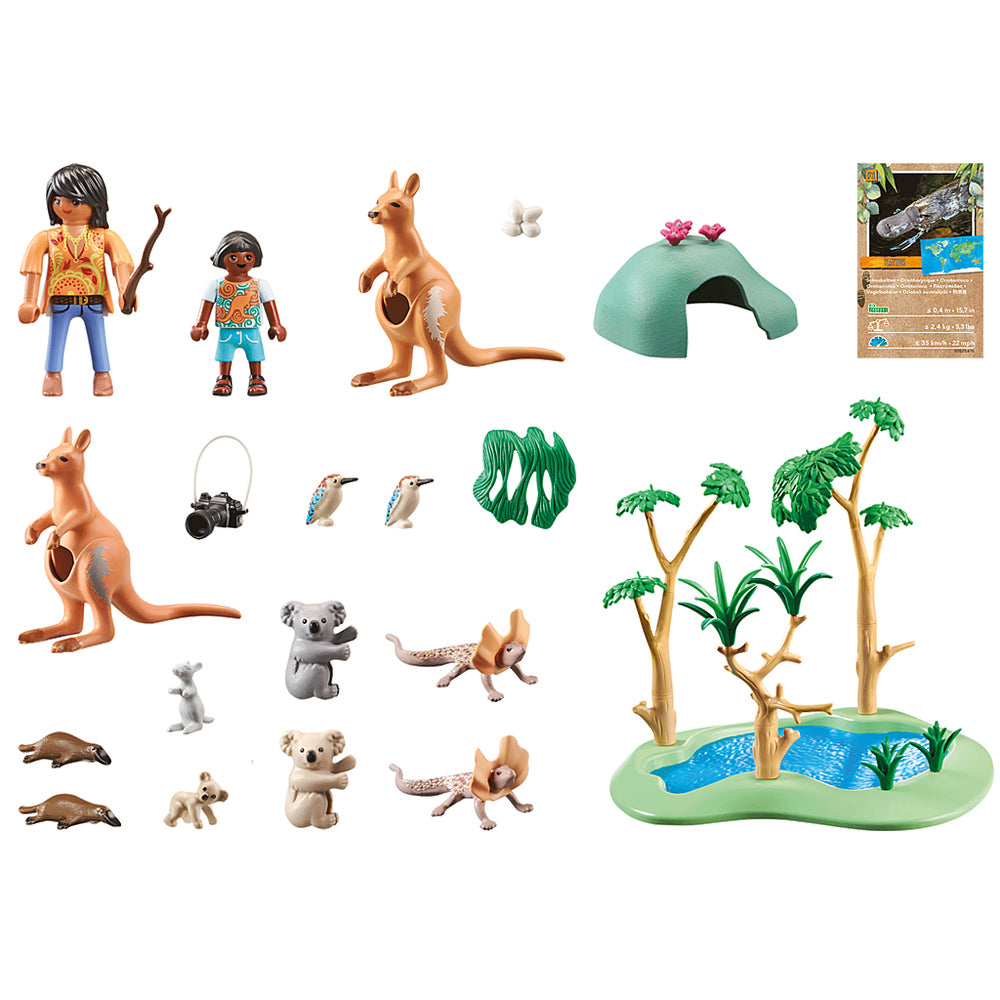 Playmobil Australian wildlife Kids/Childrens Toy Playset 4+