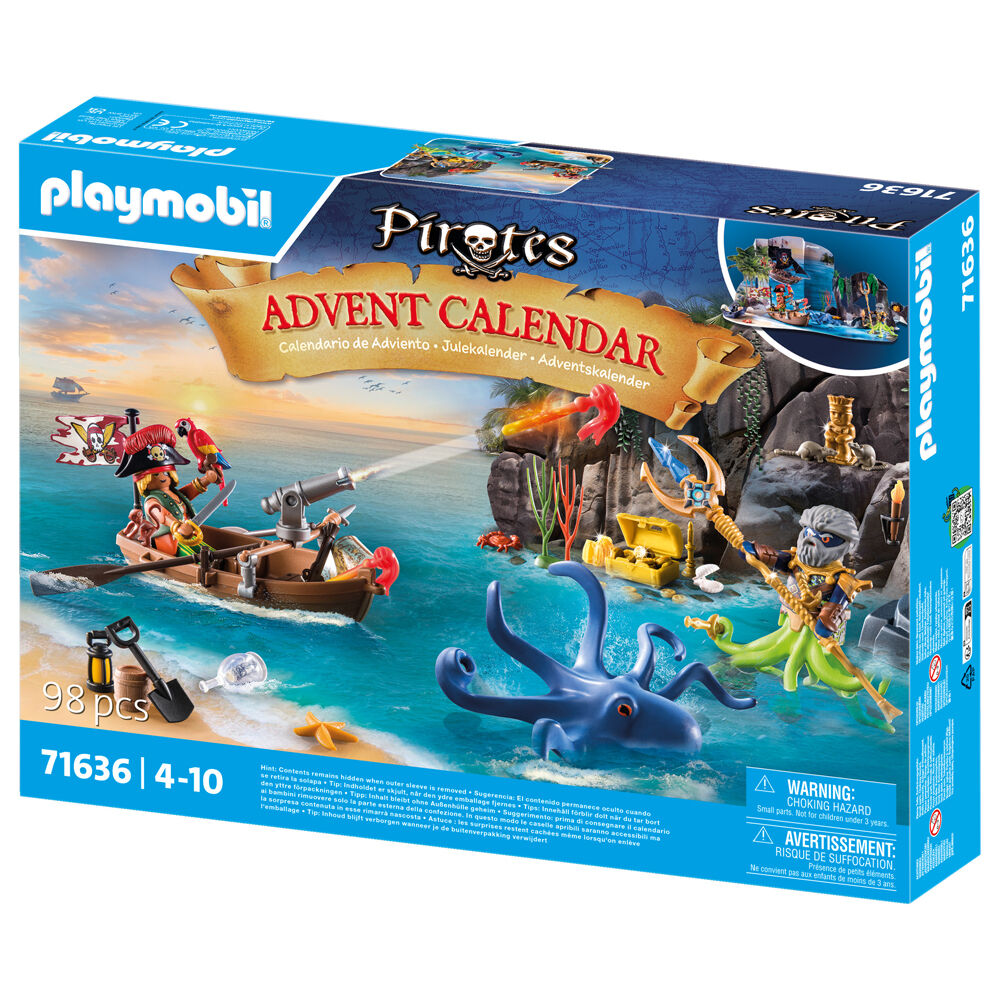 Playmobil Advent Calendar Pirates Kids Figure Toy 4y+