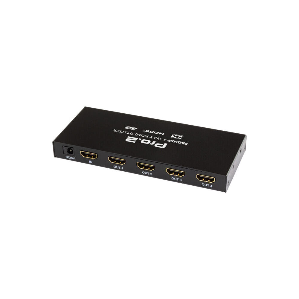 Pro2 4Way HDMI Splitter 1 In 4 Out  4K 30Hz 3D Support Full HD