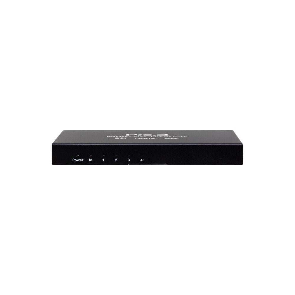 Pro2 4Way HDMI Splitter 1 In 4 Out  4K 30Hz 3D Support Full HD