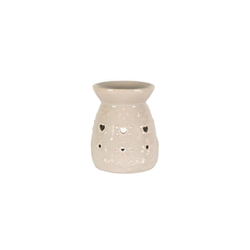 4PK Jemark 11cm Oil Burner - Embossed Assorted Grey/Black/White