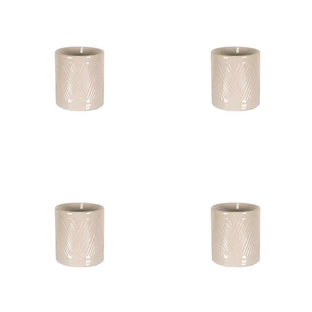 4PK Jemark 9.5cm Oil Burner - Cylinder Assorted Grey/Black/White