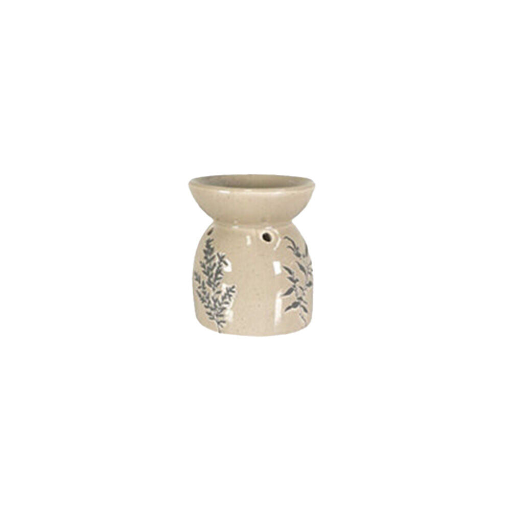 4PK Jemark 11cm Oil Burner Plant Design Assorted Grey/Black/White