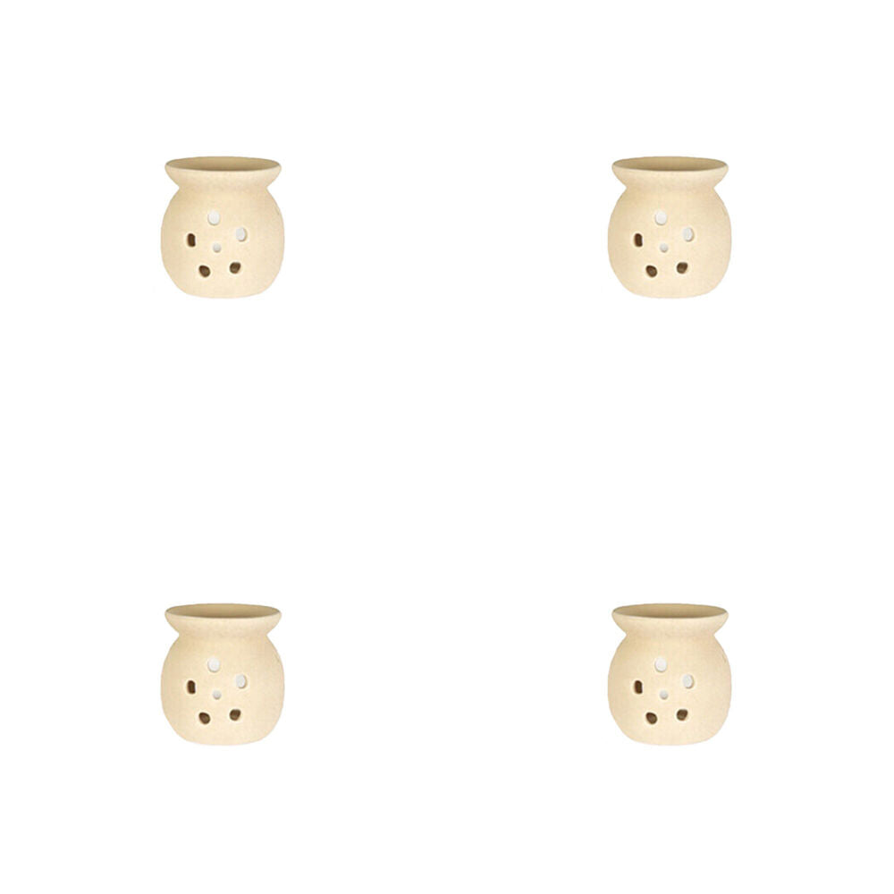4PK Jemark 11cm Oil Burner Sand Texture Assorted Grey/Black/White