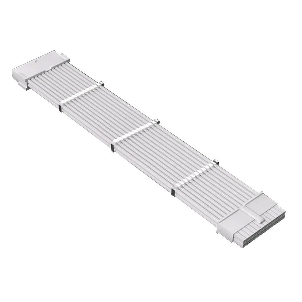 2PK Cruxtec PP-24P4-30WH A-TX 24Pin Male to Female Cable 30cm White