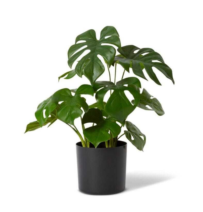 E Style 39cm Monstera Artificial Potted Plant - Green