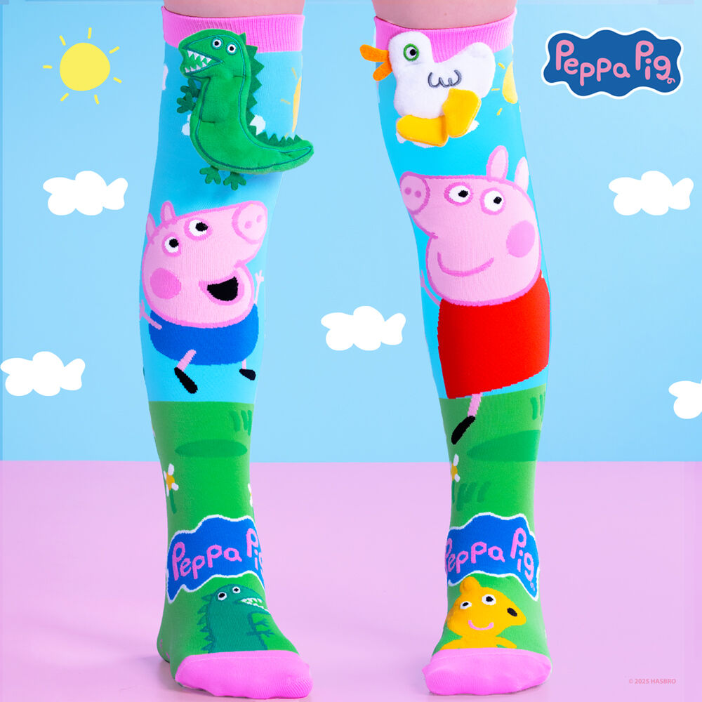 Madmia Peppa Pig George Knee-High Socks Unisex