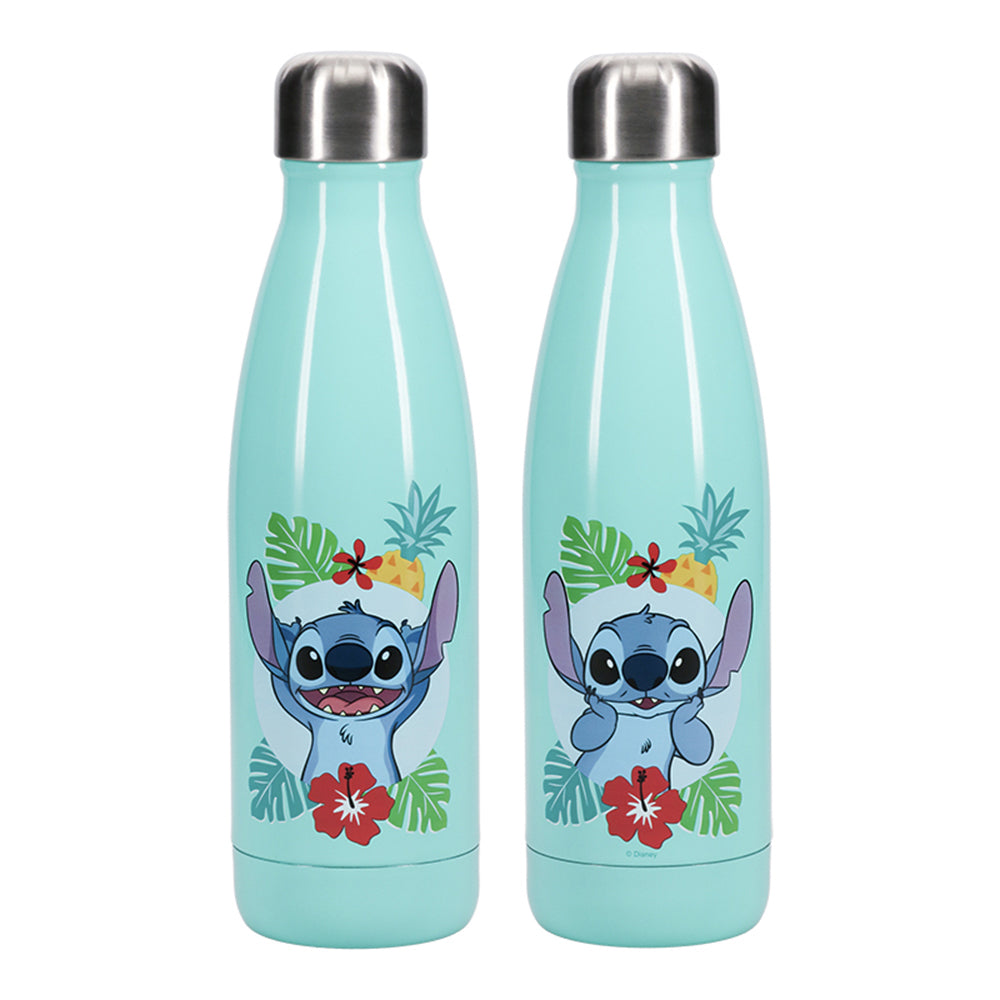 Paladone 460ml Stitch Metal Water Bottle Kids Drinking Container Assorted