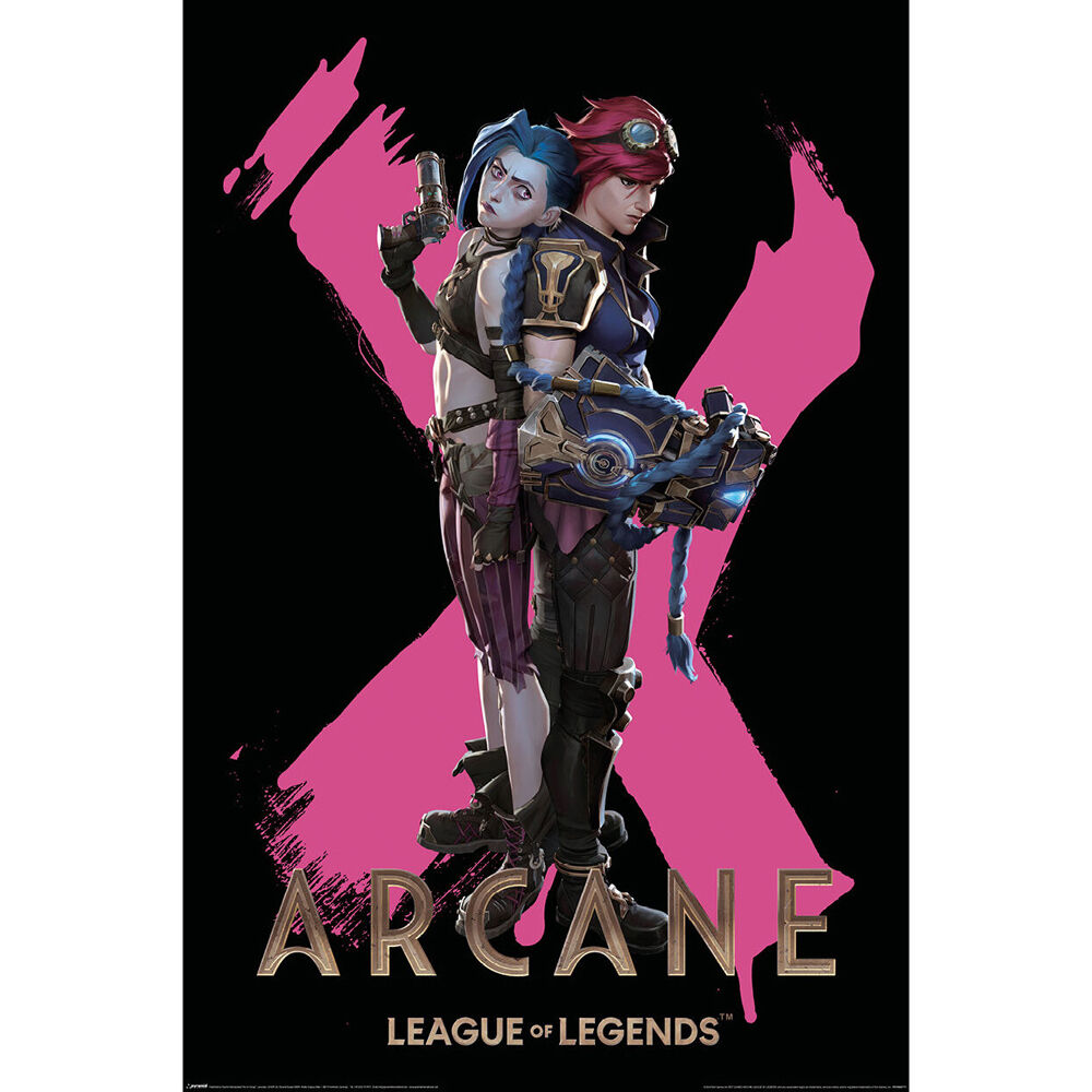 Arcane Duo Regular Wall Poster/ Decor Print 61 x 91.5cm Pink and Black