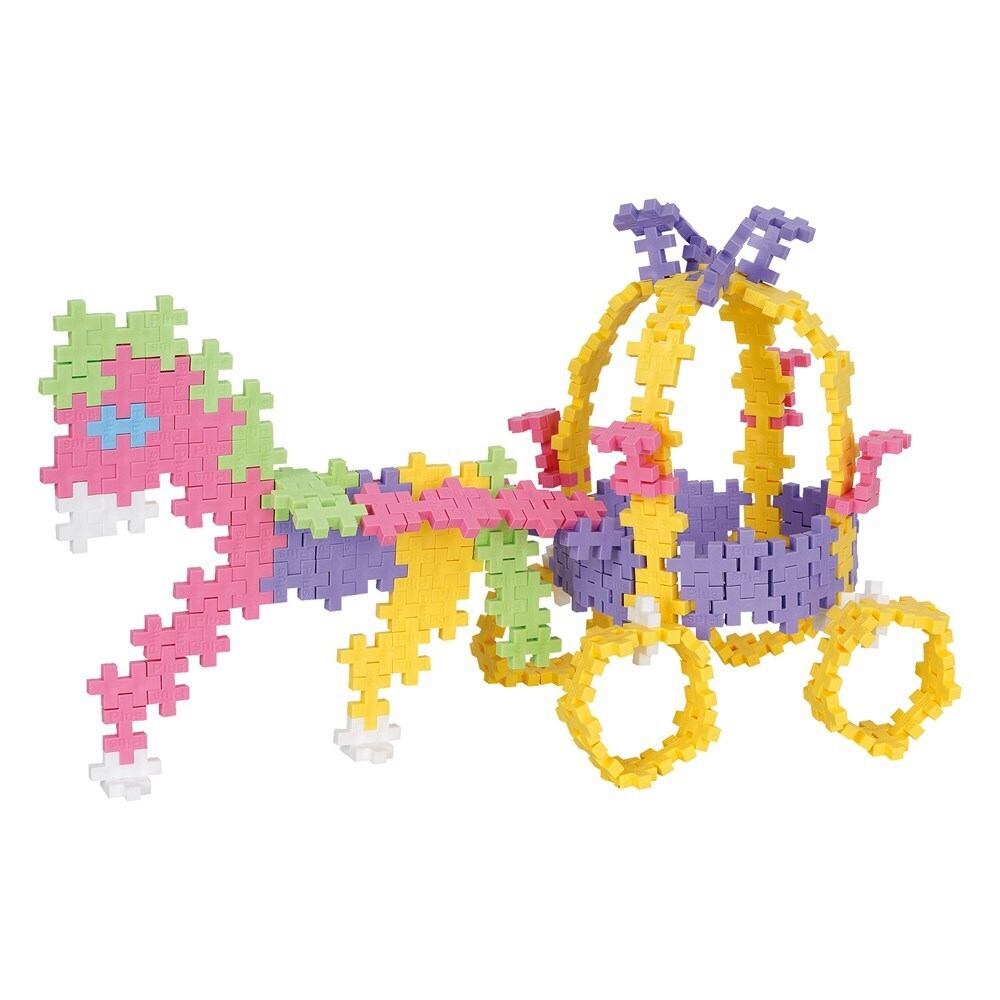 2x 220pc Plus Plus Pastel 3in1 Fairy Tale 3D Puzzle Toy 5y+