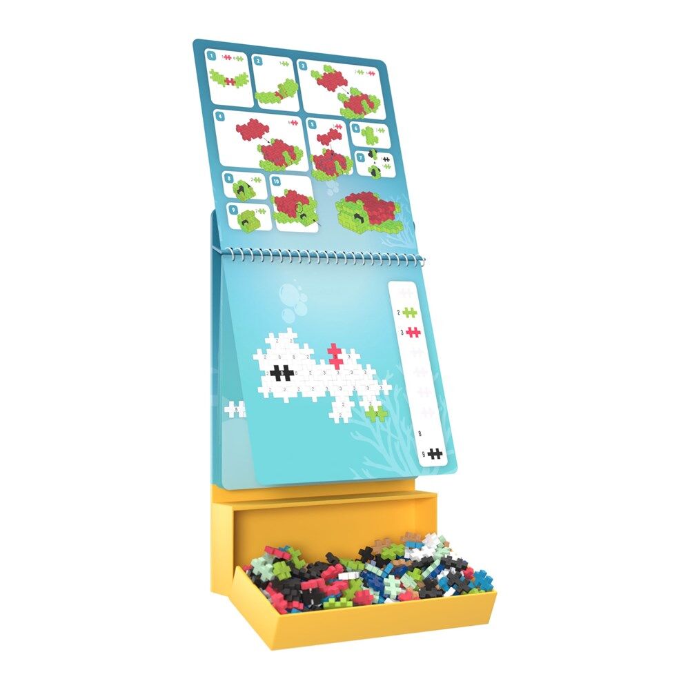 Plus-Plus Activity Pad Building Block Interlocking Toy Ocean Kids 5y+