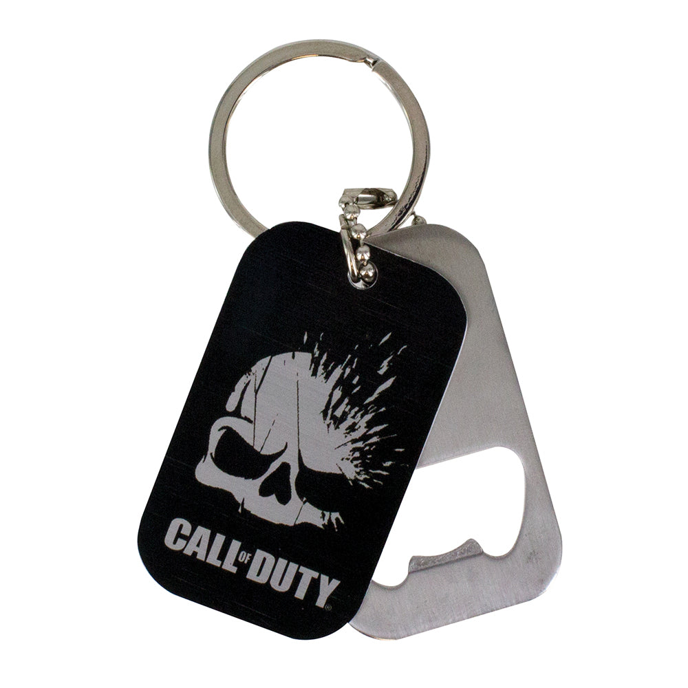 2PK Paladone 3cm Call Of Duty Themed Keyring Tag Adult/Teen w/ Bottle Opener
