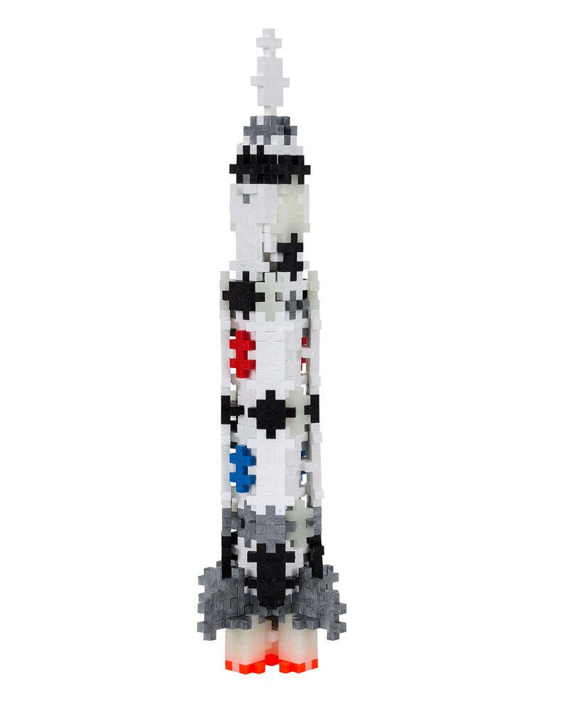 240pc Plus-Plus Saturn V Rocket Tube 2D Building Puzzle Toy 5y+