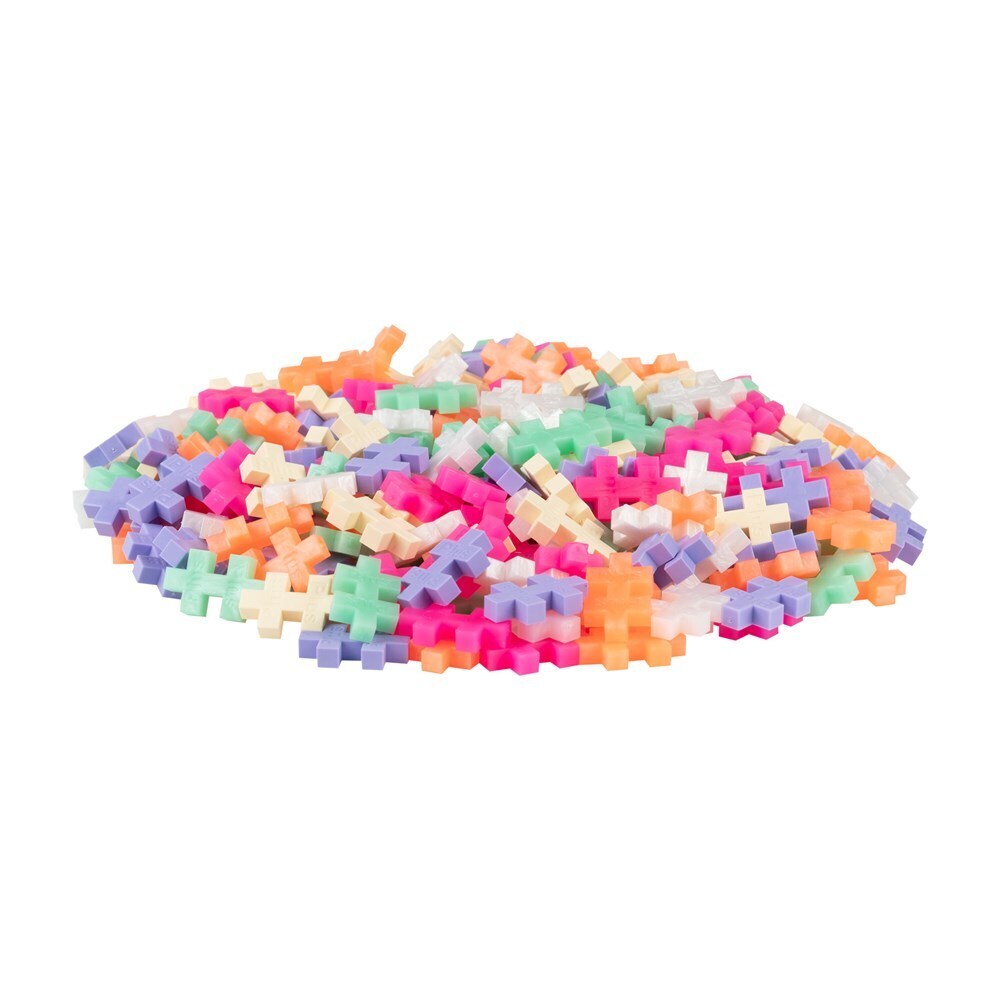 2x 240pc Plus Plus 5.5x28cm Pearl Mix Building Toy 5y+