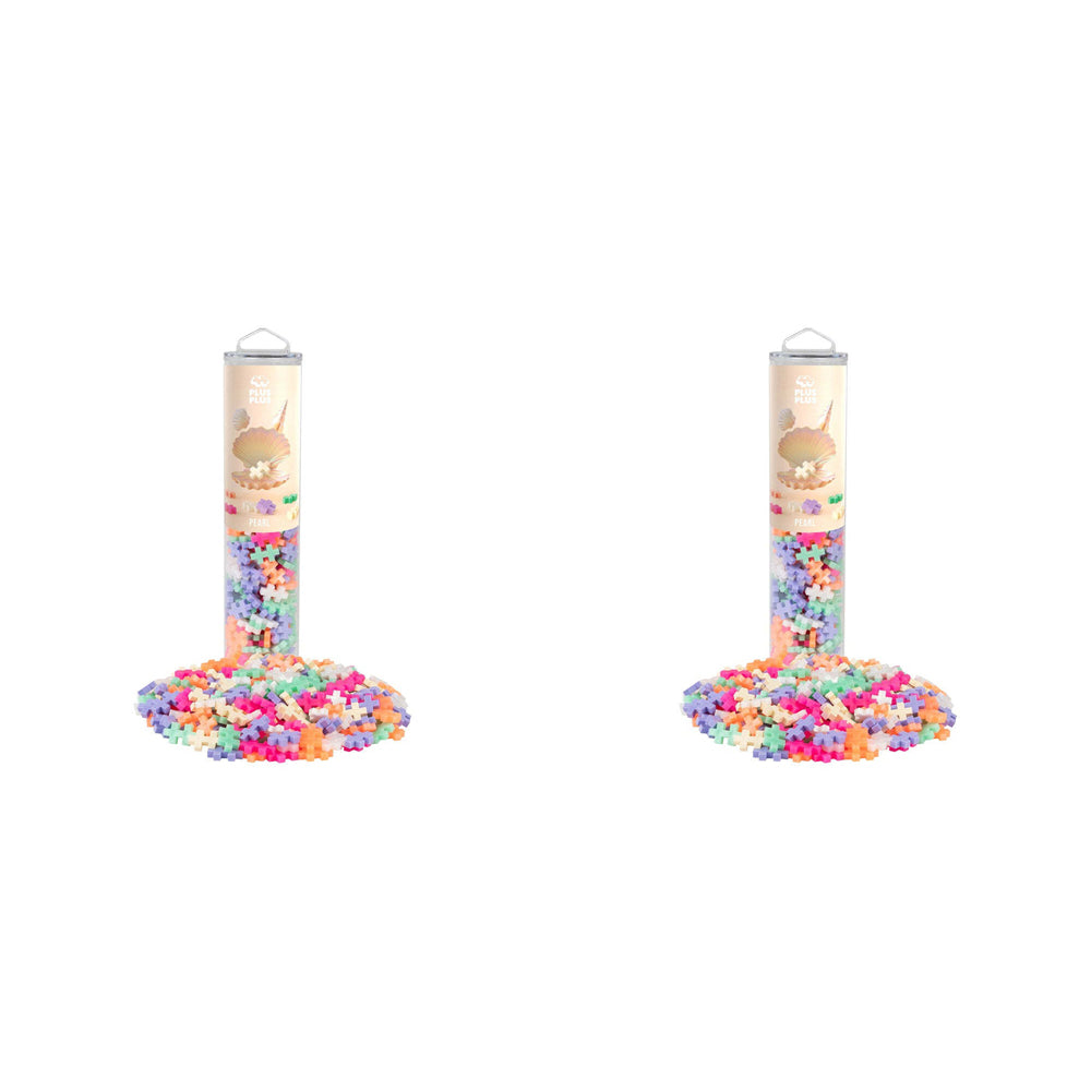 2x 240pc Plus Plus 5.5x28cm Pearl Mix Building Toy 5y+