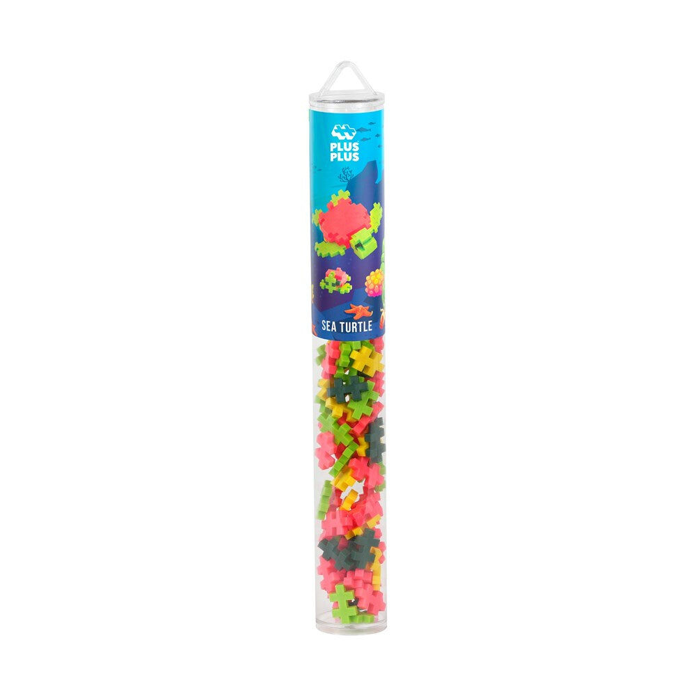100pc Plus-Plus Sea Turtle Tube Building Blocks Toys Kids 5y+