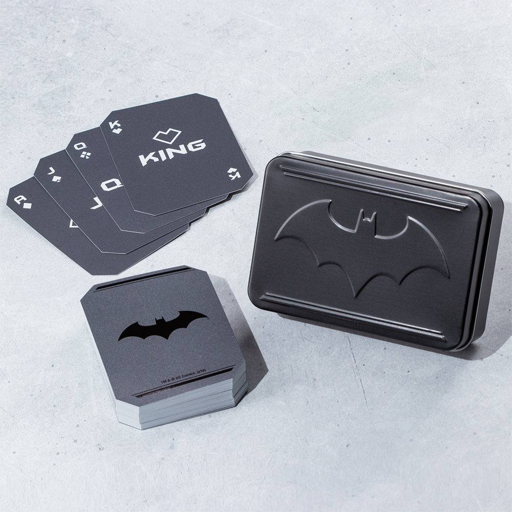 Paladone 8cm Batman Themed Kids/Children Playing Cards - Black