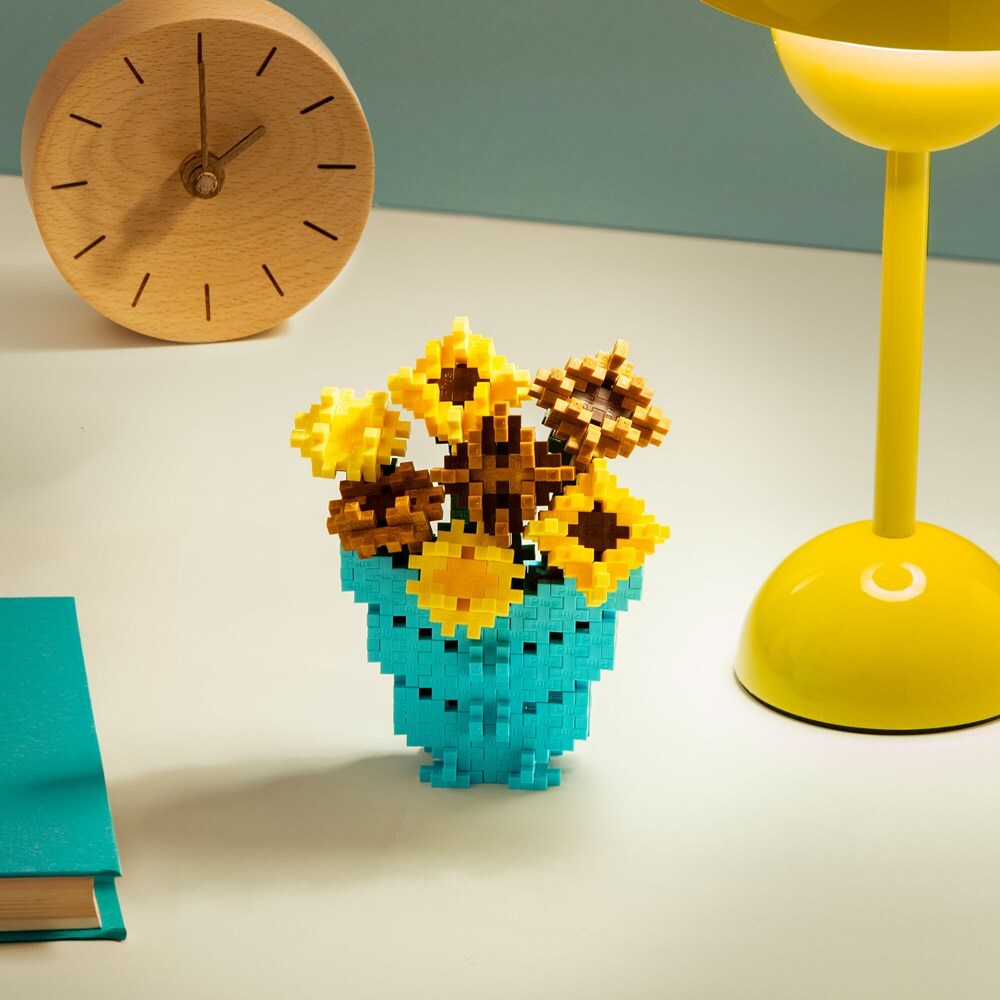 350pc Plus Plus Inspired 6x28cm Van Gogh Sunflowers 3D Puzzle 7+