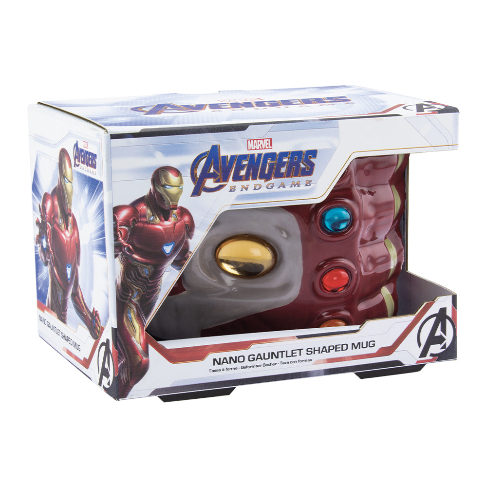 Paladone 350ml Avengers Nano Gauntlet Shaped Ceramic Mug Drinking Cup
